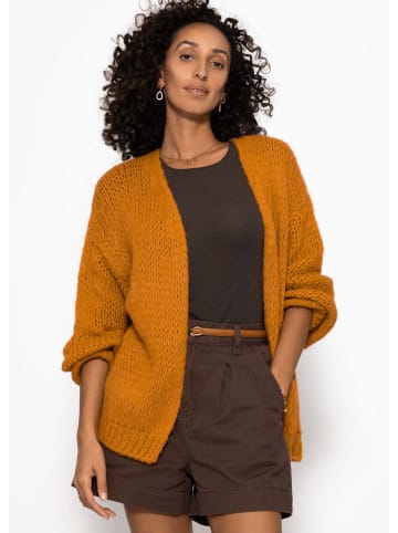 SASSYCLASSY Oversize Cardigan in Senfgelb