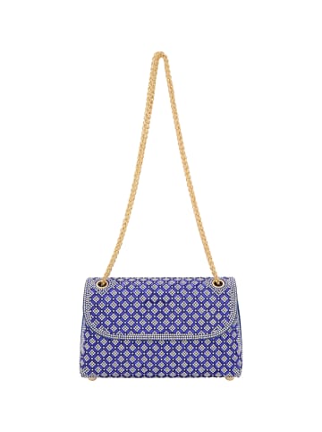 faina Women Flap Bag in Blue