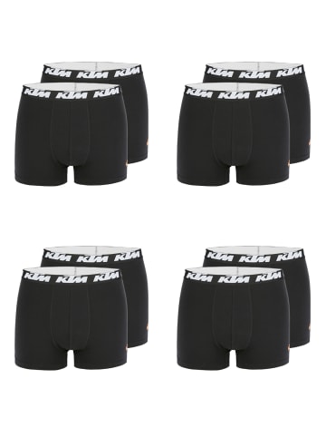KTM Boxershorts 8er Pack Boxer Man Cotton in Black