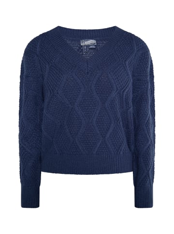 DreiMaster Vintage Strickpullover in Dunkelmarine