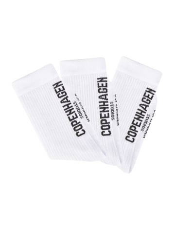 Copenhagen Studios Tennissocken in 3x weiß
