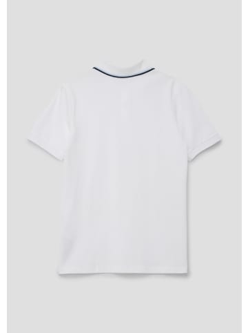 s.Oliver Polo-Shirt kurzarm in Weiß