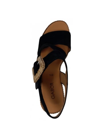 Gabor Keilsandalette  in Schwarz