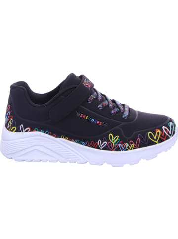 Skechers Sneaker UNO LITE - HEART CRAZE in black/multi