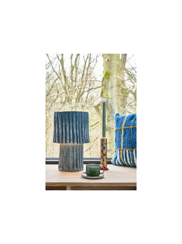 Villa Collection Kissen Dynamic in Blau/Gelb/Offwhite/Grün