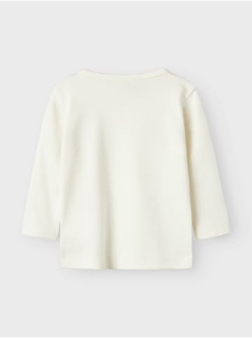name it Baby Longsleeve für Mädchen mit Blumenprint in Weiß