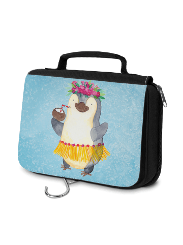 Mr. & Mrs. Panda badtasche Pinguin Kokosnuss ohne Spruch in Eisblau