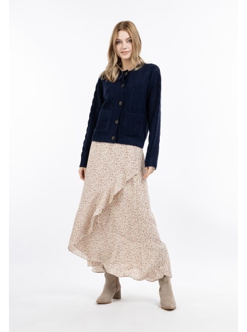 DreiMaster Vintage Damen Strickjacke Mit Knöpfen in Marine