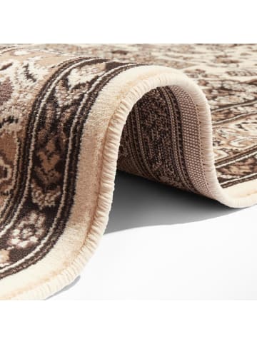 Nouristan Orientalischer Kurzflor Teppich Parun Täbriz beige