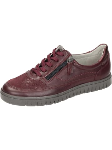 Comfortabel Schnürschuhe in bordeaux