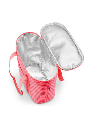 Reisenthel thermo shopper - Kühltasche 38 cm (summerstripes coffee) in mesh coral