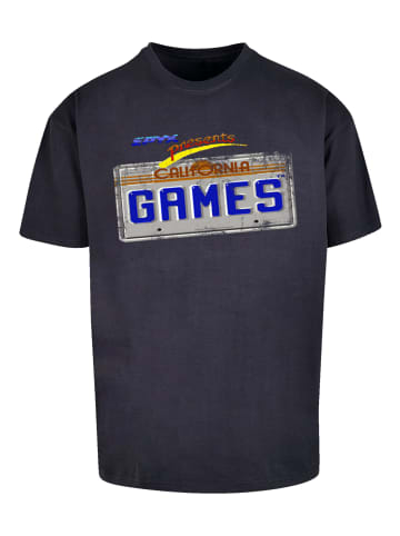 F4NT4STIC Heavy Oversize T-Shirt California Games Plate in marineblau