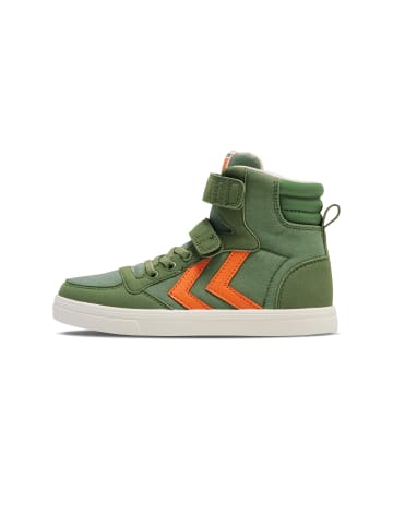 Hummel Hummel Sneaker Slimmer Stadil Kinder in HEDGE GREEN