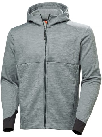 Helly Hansen Fleecejacke/Fleecepullover "Tech Hooded Midlayer" in Grau