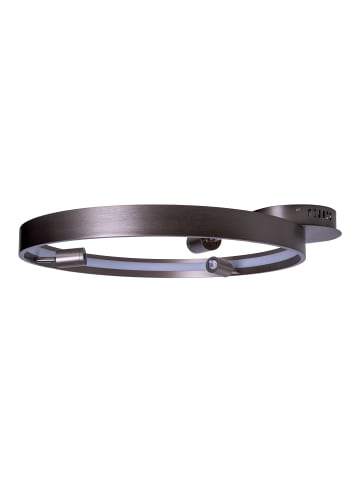 näve LED Deckenleuchte "TRISTAN" in stahl-blank - EEK E