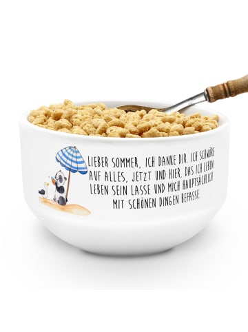 Mr. & Mrs. Panda Müslischüssel Lieber Sommer mit Spruch in Weiß