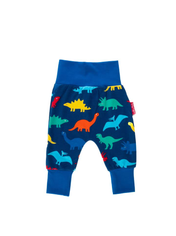 Toby Tiger Hose mit buntem Regenbogen Dinosaurier Print in bunt