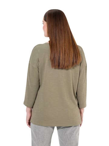 Ulla Popken Shirt in stein grau