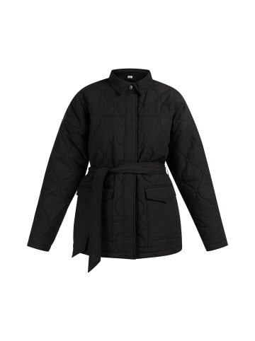 DreiMaster Vintage Baumwolljacke Mit Leichter Wattierung in Schwarz