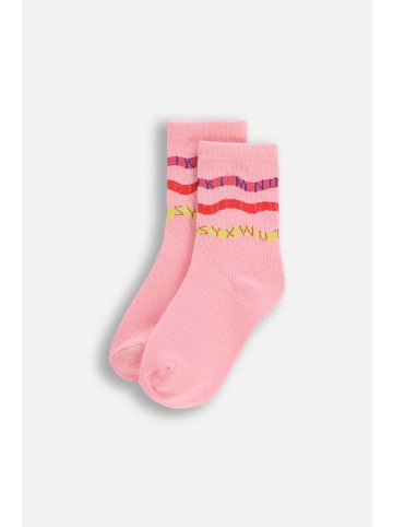 Coccodrillo Socken in gedämpftes Rosa