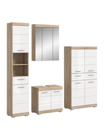 ebuy24 Weiß 186 x 34 cm