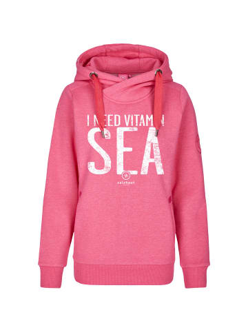Salzhaut Kapuzenpullover für Damen in pink