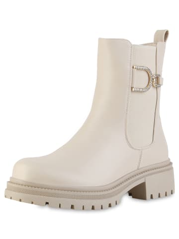 VAN HILL Klassische Stiefeletten Jennifer in Beige