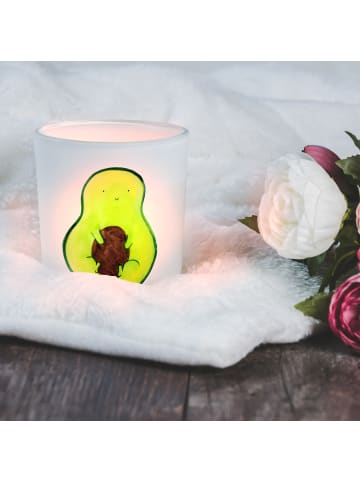 Mr. & Mrs. Panda glas kerzenhalter Avocado Kern ohne Spruch in Transparent