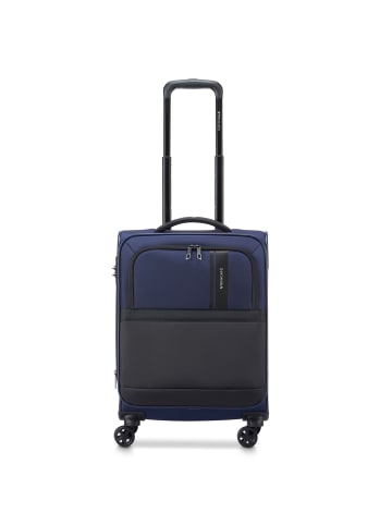 Roncato Metropolitan 4 Rollen Kabinentrolley 55 cm mit Dehnfalte blue
