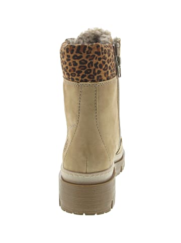 rieker Schnürstiefel Beige