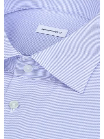 Seidensticker Business Hemd Slim in Mittelblau