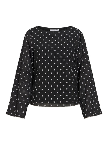 Vila Oberteil mit langen Ärmeln in Black