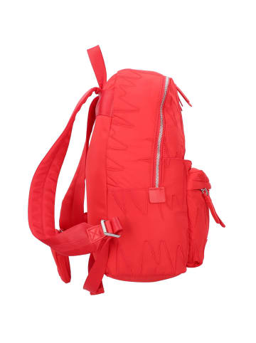 Desigual Rucksack 38 cm Laptopfach in carmin