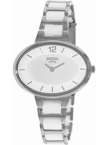 Boccia Uhr für Damen in silber
