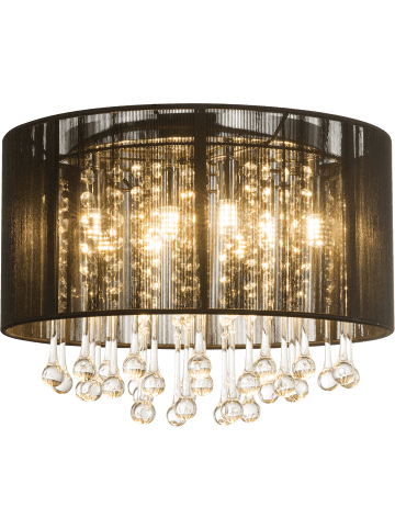 Globo lighting Deckenleuchte "BAGANA" in silver