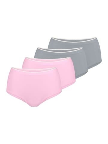 Sloggi High Waist Panty GO Sense in Floral pink / chrome