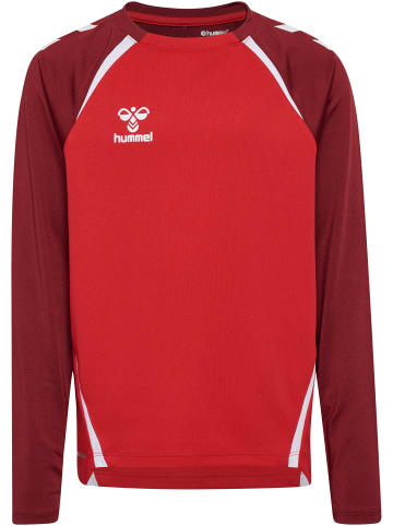 Hummel Sweatshirt Daumenlöcher Hmllead Kinder in TRUE RED/MAROON
