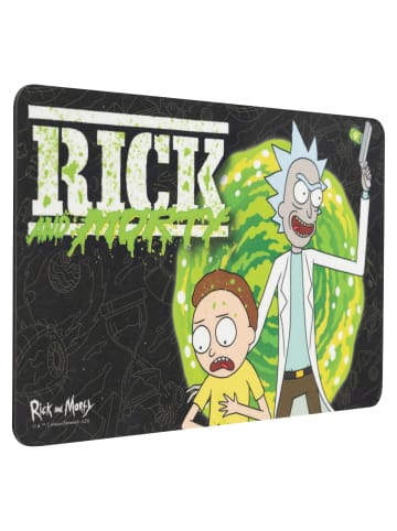 Rick and Morty Rick and Morty Brettchen Frühstücksbrettchen Schneidebrettchen in schwarz