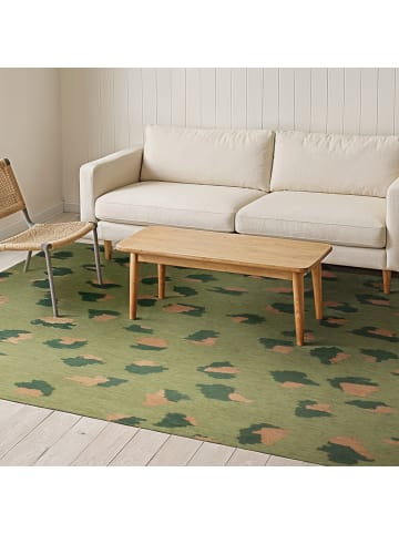 lola & moi Teppich Spinach in grün