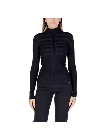 Morgan de Toi Schwarz Viskose Rollkragenpullover