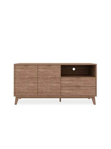 CALICOSY TV-Möbel BUDAPEST in Braun - (W) 140 x (H) 70 x (L) 40 cm