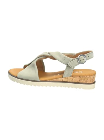 Gabor Keilsandaletten in Grün