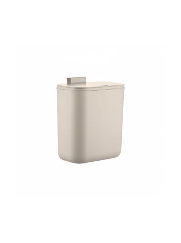 relaxdays Küchenmülleimer in Beige - 9 Liter
