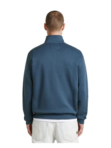 G-Star Raw Premium Core Half Zip Sweater rank blue