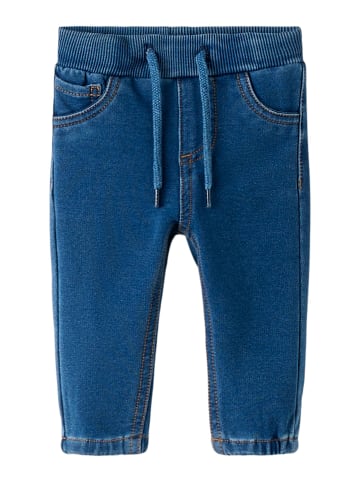 TWO SOON Baggy Fit Jeans in Medium Blue Denim