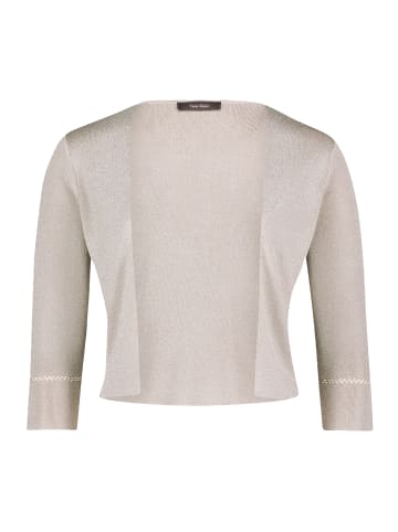Vera Mont Strickbolero ohne Verschluss in Silver/Beige