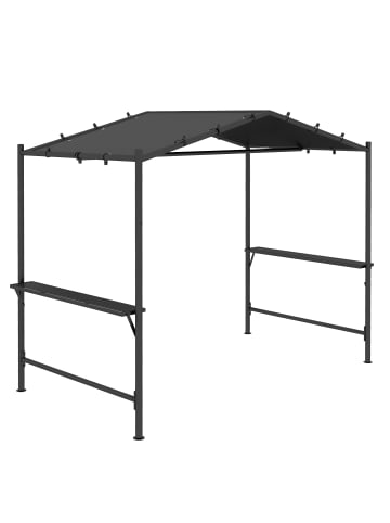 Outsunny Pavillon 277L x 149B x 230H cm Dunkelgrau