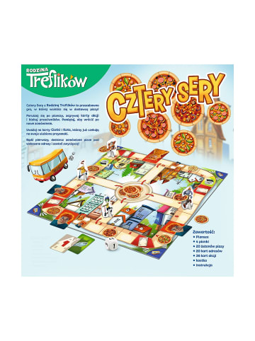 Wisam® Brettspiel - Vier Käse – Treflik-Familien – Trefl 02282