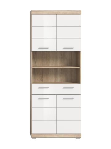 ebuy24 Hochschrank Lambada Weiß 74 x 31 cm