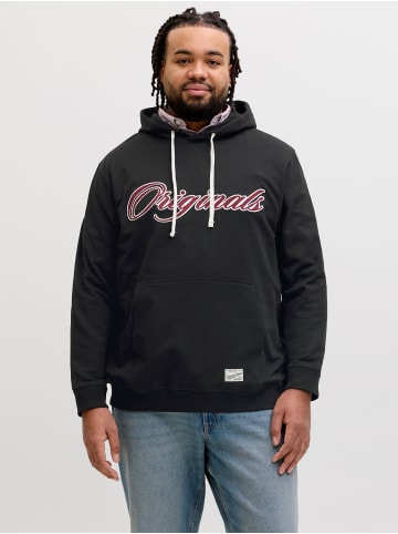 JACK & JONES PLUS Kapuzenpullover in Black
